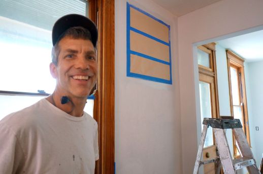 Hint hint,, Something's a cookin' behind that paper!